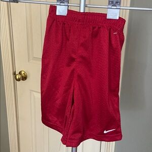 Nike Red Sports Shorts Boys Size 6